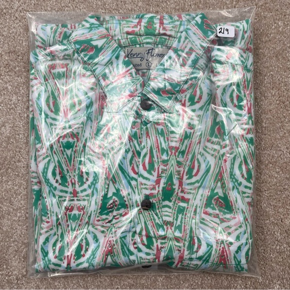 Kenny Flowers Limited Edition Shirt Adult Large Button Up Hawaiian Preppy Men - Picture 14 of 14